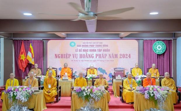 Bế mạc Khóa Tập huấn Nghiệp vụ Hoằng pháp năm 2024